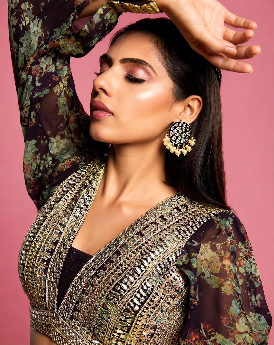 Editorial portrait — bold artistic makeup